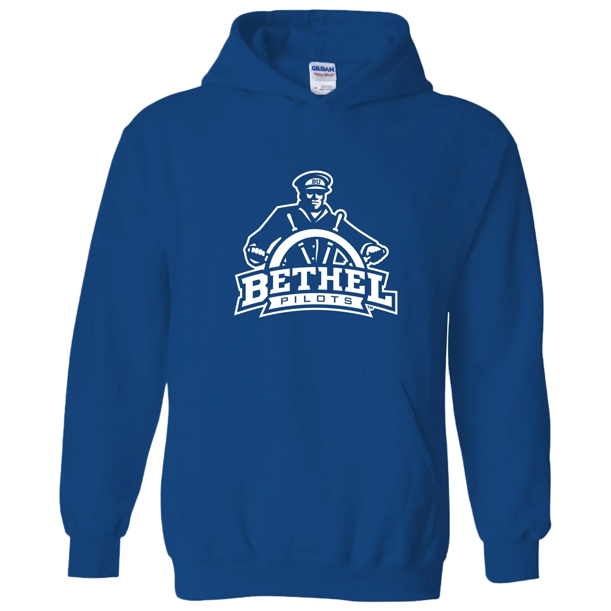 Bethel University Pilots Primary Logo Hoodie - Royal