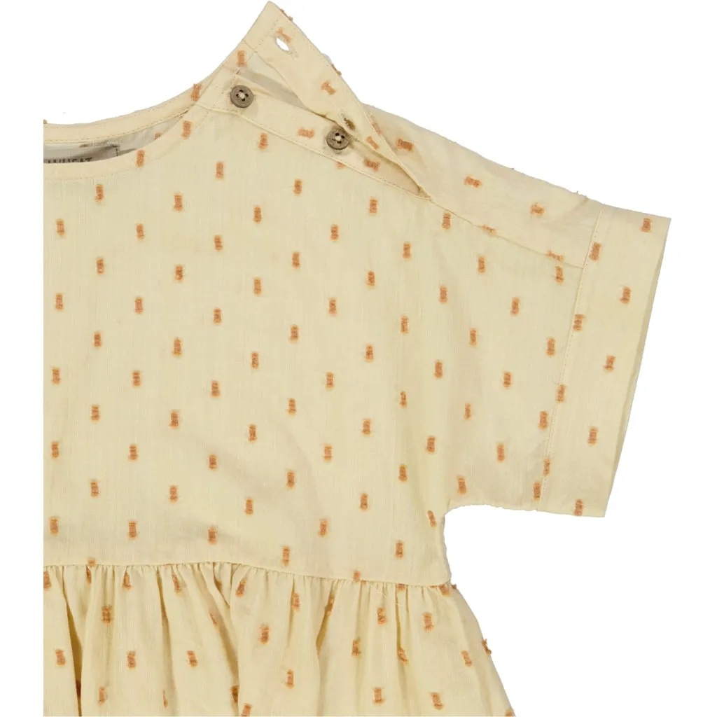 Dress Frances - sandstone dot