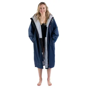 Dryrobe Advance Changing Robe Long Sleeved - Navy/Grey