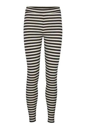 Elba Leggings GOTS - Black/Off White