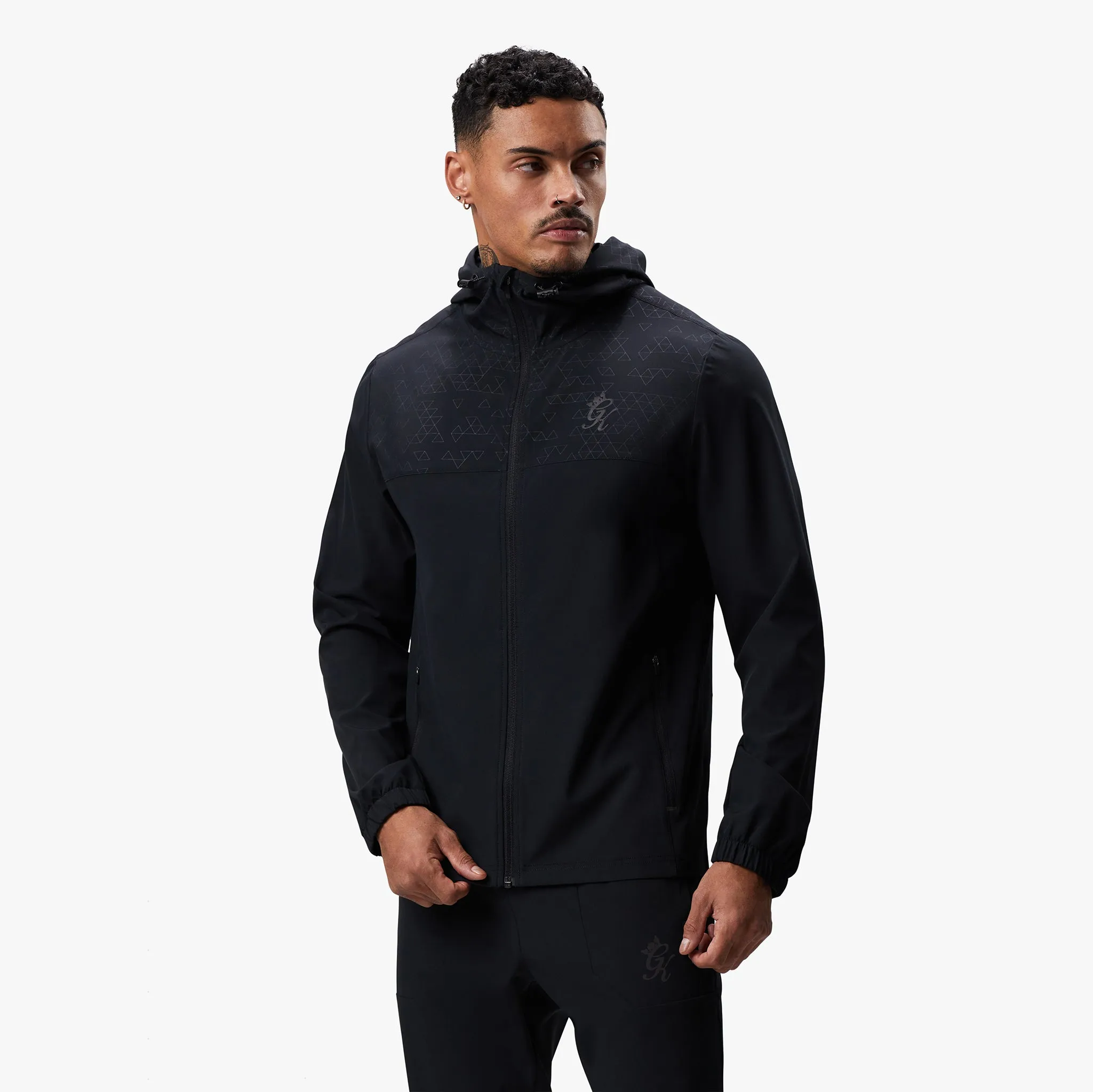 Gym King Debossed 2.0 FZ Hood - Black