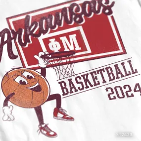 Phi Mu Basketball PR T-Shirt Design