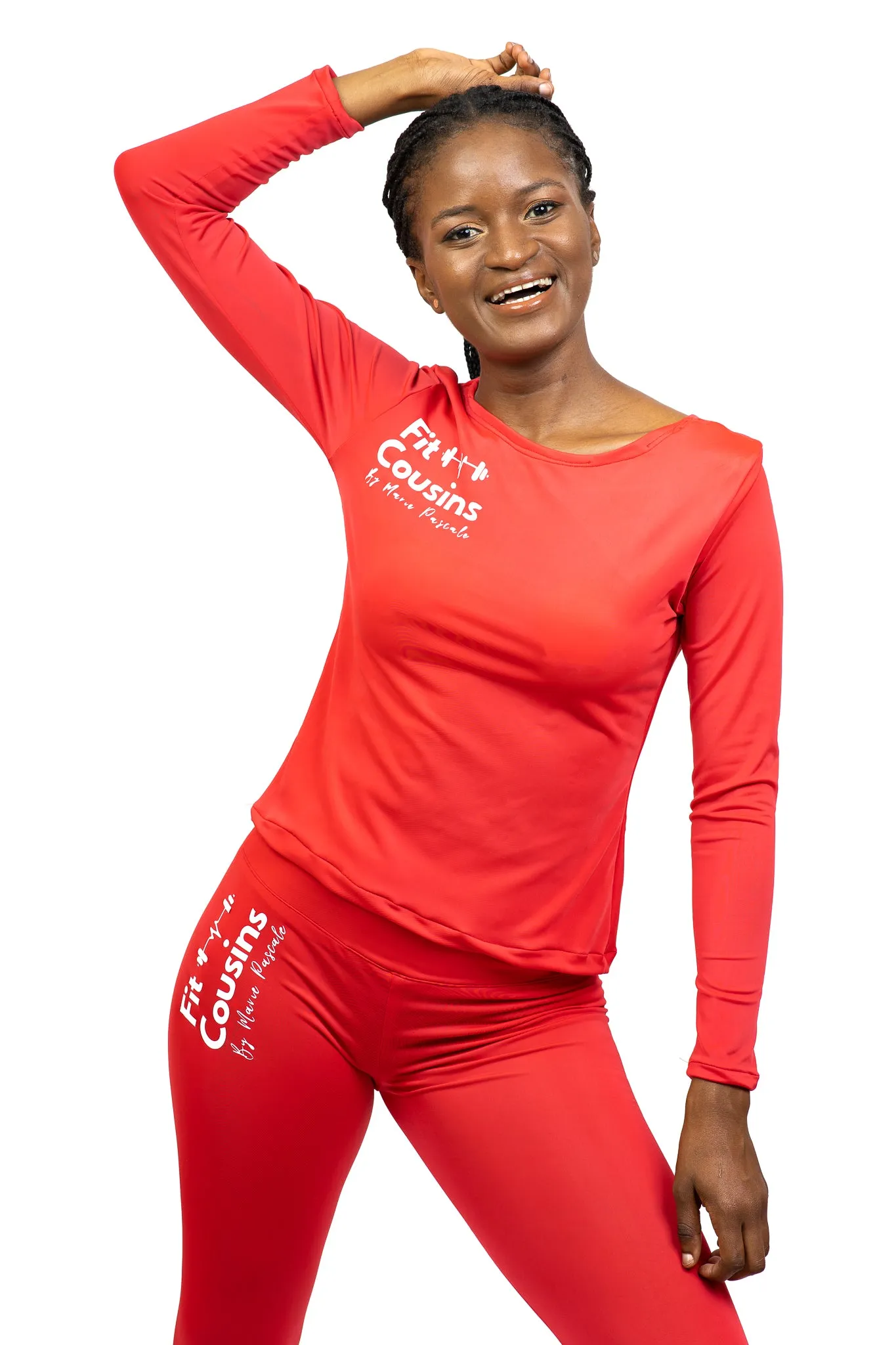 Rebel Red Women's Gym Apparel Set - FULL SET (LONG SLEEVES)