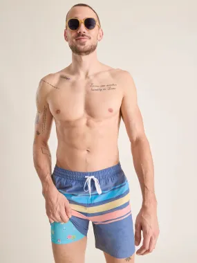 The Retro Sets 7" (Faded Classic Lined Swim Trunk)