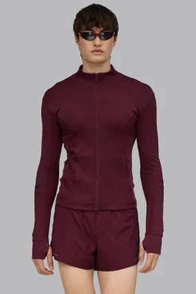 V_FORM MID LAYER - Burgundy