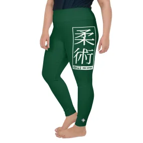 Women's Plus Size Yoga Pants Workout Leggings For Jiu Jitsu 008 - Sherwood Forest