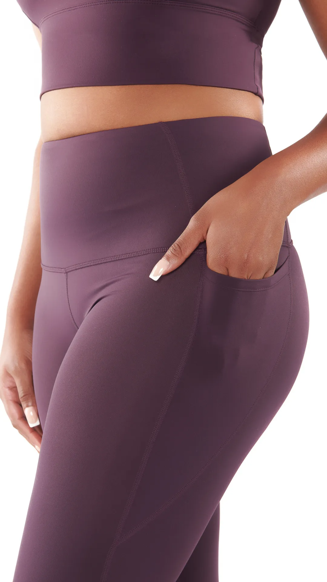 Yanta Legging - Plum