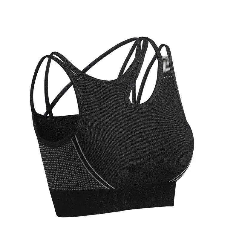 Yoga Super Elastic High-intensity Support Sports Bra Fitness Yoga Vest